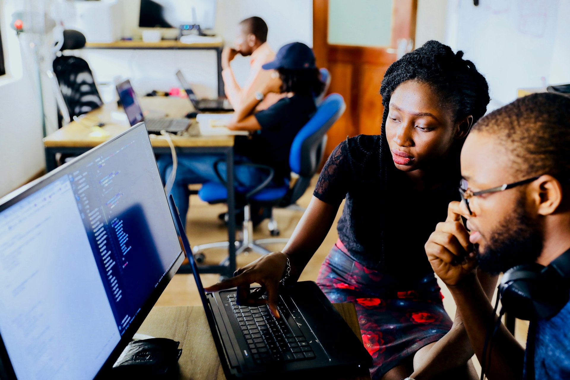 Engineers designing contact center migration architecture
